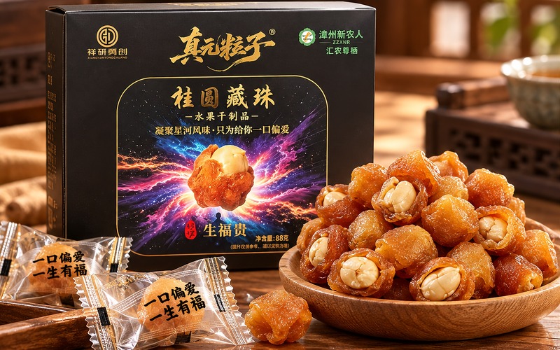 桂圆包花生真元粒子实拍